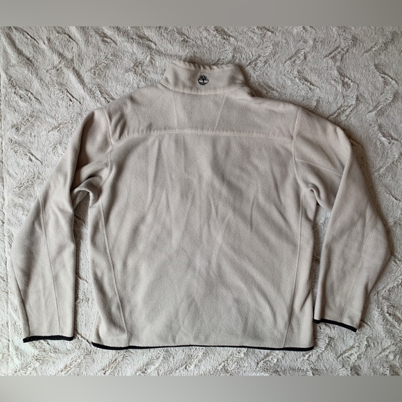 Timberland - Unisex Full Zip Tan Fleece Jacket - Picture 3 of 8